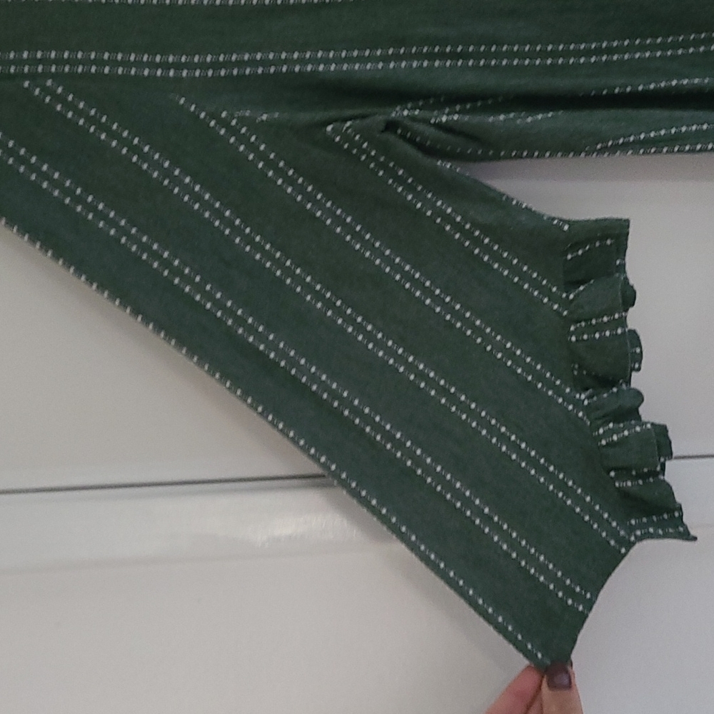 Embroidered Ruffle Sleeve Top - Picture 2 of 4